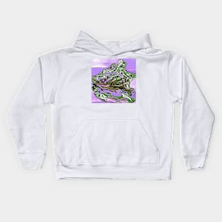 Shell Life Purple and Blue Kids Hoodie